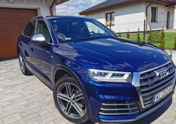 Audi SQ5 cena 166000 przebieg: 55000, rok produkcji 2018 z Legionowo małe 172